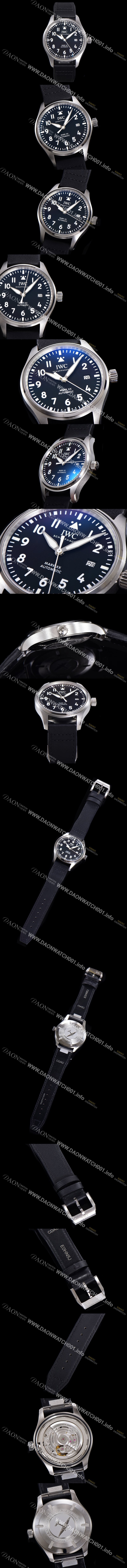 레플리카 [아이더블유씨] 남성용시계 1:1수제공정형 마크18 !! 파일럿 IW328201 마크18 오토매틱 32111타입 40mm 가죽줄 블랙 다이얼 iwc19264