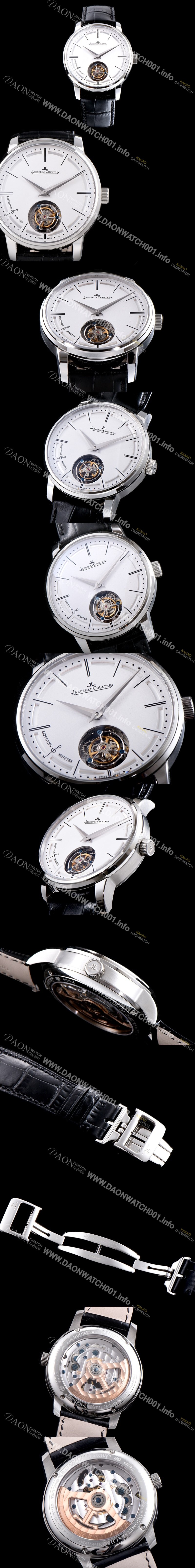 레플리카 [예거르쿨트르] 남성용 마스터 울트라 씬 1313520 미닛 리피터 플라잉 투르비옹 화이트 다이얼 아시안 투어빌론 탑재 무브먼트 JAG0412