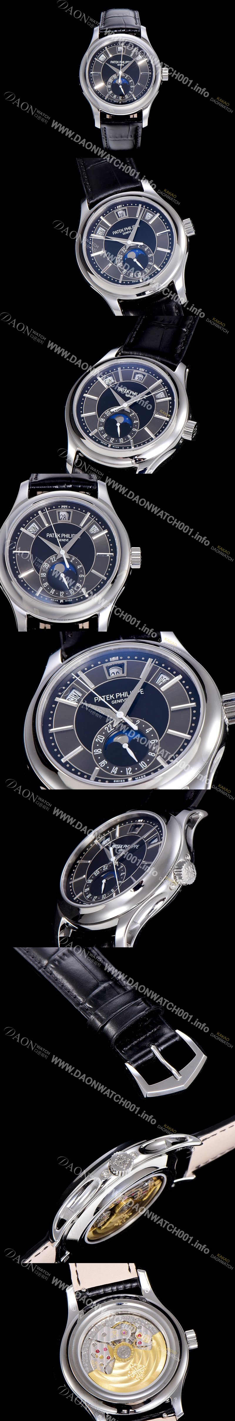 레플리카 [파텍필립]남성용 애뉴얼 캘린더 Ref 5205G 칼리버 324 S C 오토매틱 스페셜모델 그레이다이얼 JAG54615