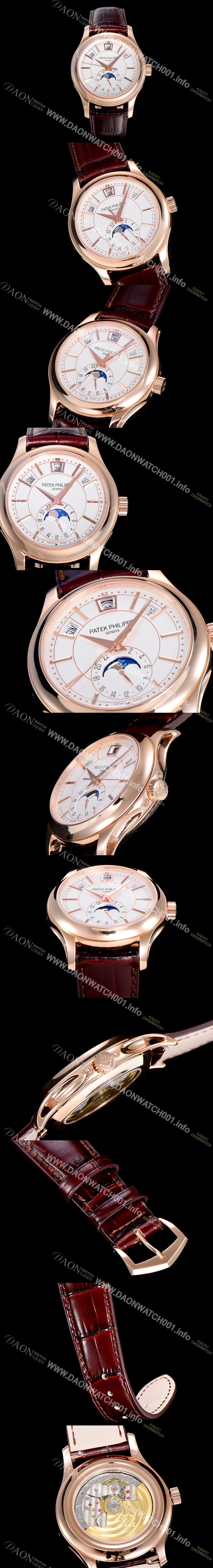 레플리카 [파텍필립]남성용 애뉴얼 캘린더 Ref 5205G 칼리버 324 S C 오토매틱 스페셜모델 그레이다이얼 JAG54616