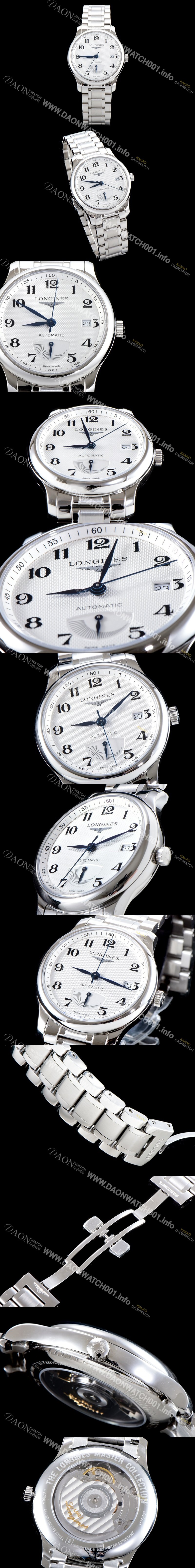 레플리카 [론진] 남성용 마스터 L2.666.4.78.6 컬렉션 오토메틱 데이트 블랙다이얼 LON0413