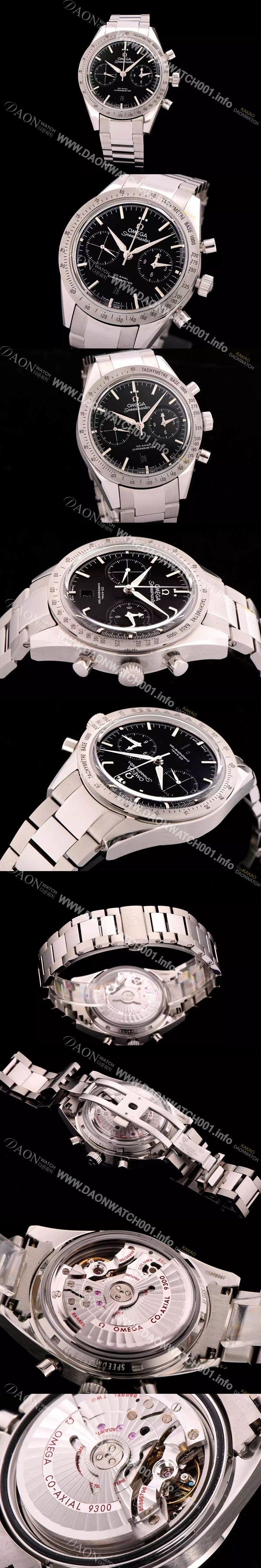 레플리카 [오메가] 남성용 스피드마스터 크로노그래프 블랙다이얼 OMG0101