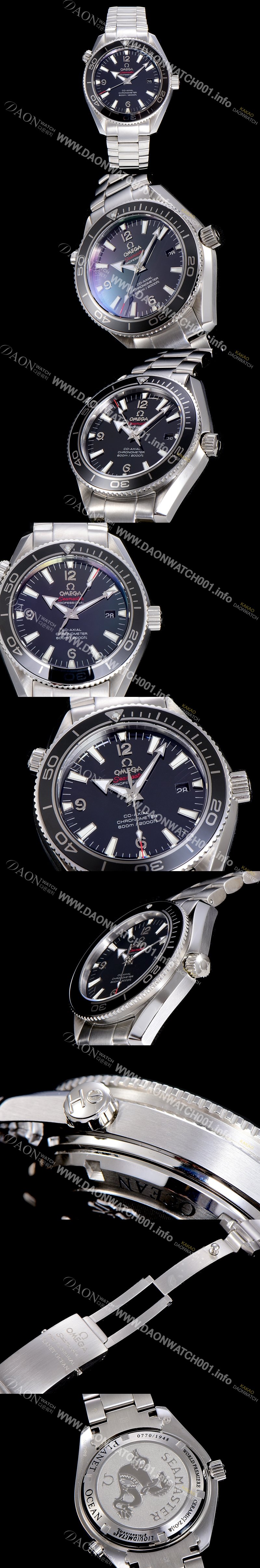 레플리카 [오메가] 남성용 시마스터 222.30.42.20.01.001 플래닛 오션 600m 리미티드 에디션 블랙다이얼 OMG03673