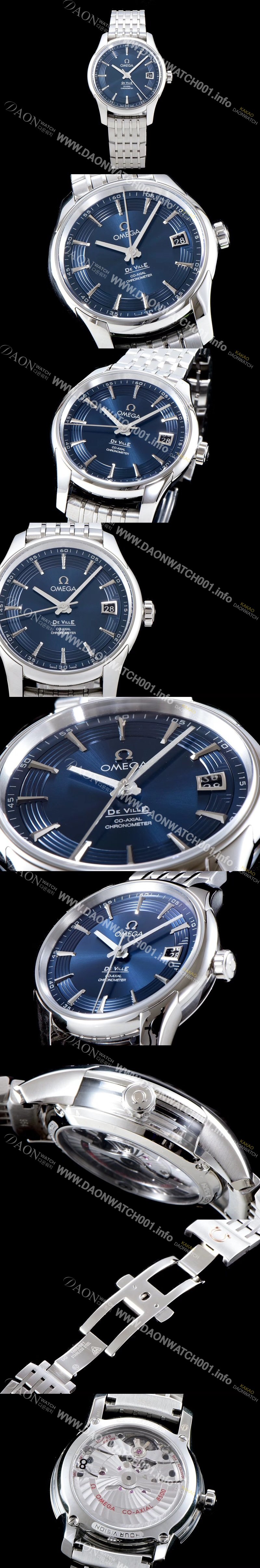 레플리카 [오메가] 남성용 드빌 431.33.41.21.03.001 오토매틱 8500무브먼트 블루 다이얼 OMG0131