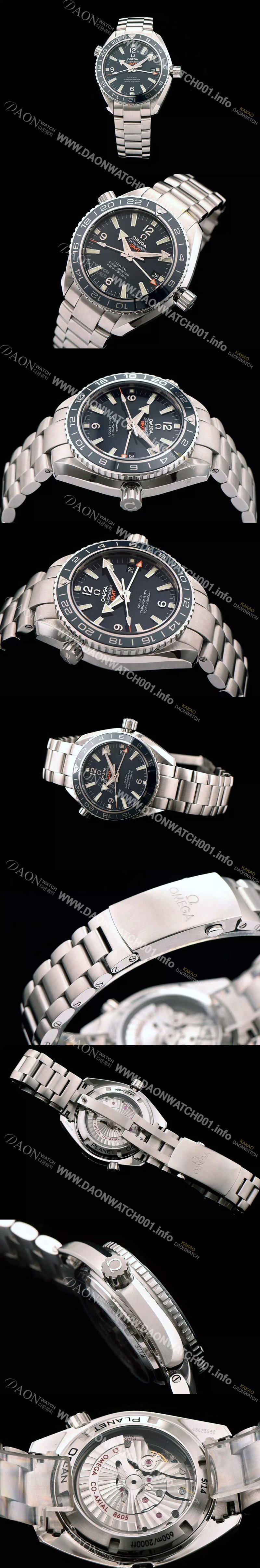 레플리카 [오메가] 남성용 시마스터 플래닛 오션 코엑시얼 지엠티 블루다이얼 OMG01103