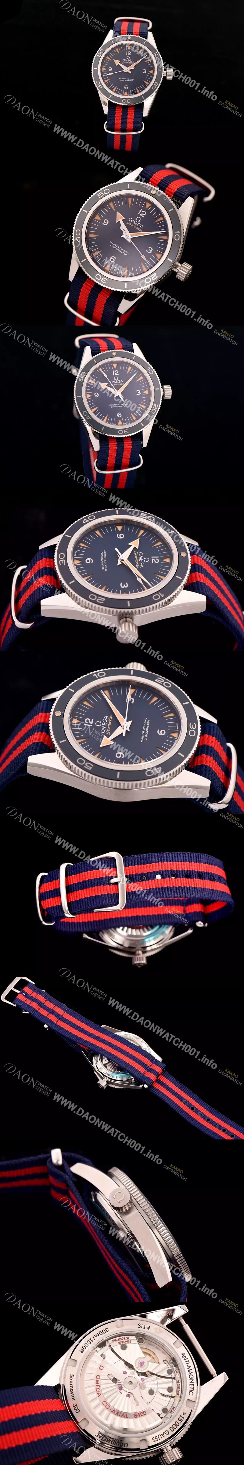 레플리카 [오메가] 남성용 제임스본드007 2015/S 인기상품 시마스터 코엑시얼 리퀴드 메탈 블루다이얼 OMG0111