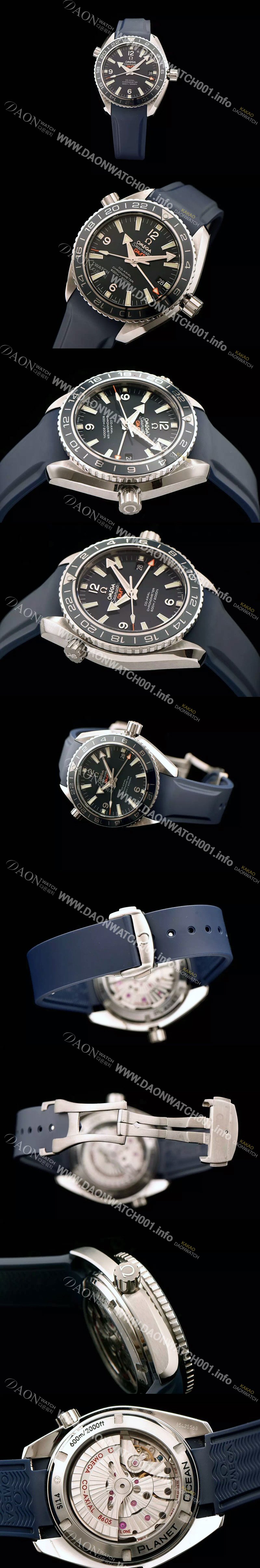 레플리카 [오메가] 남성용 시마스터 플래닛 오션 코엑시얼 지엠티 블루다이얼 OMG0003