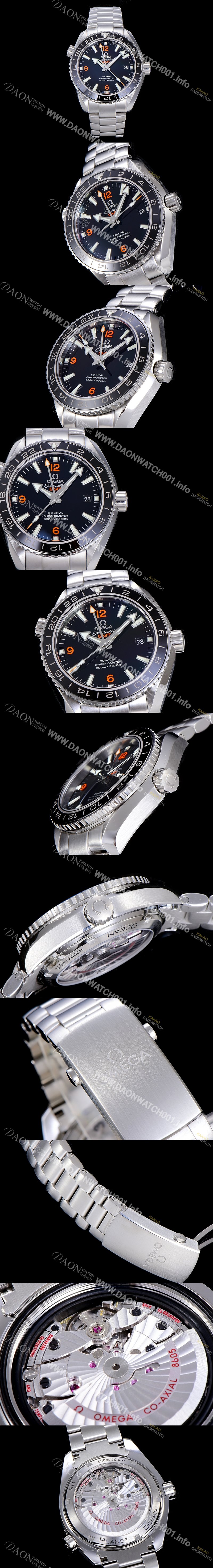 레플리카 [오메가] 남성용 시마스터 232.30.44.22.01.002 플래닛 오션 코엑시얼 지엠티 블랙다이얼 OMG00017
