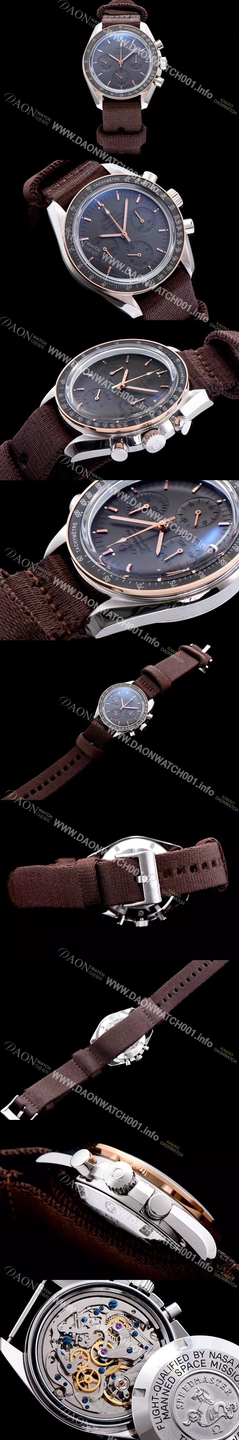 레플리카 [오메가] 남성용 스피드마스터 프로페셔널 아폴로 11호 45주년 수동무브먼트 그레이 다이얼 OMG0030