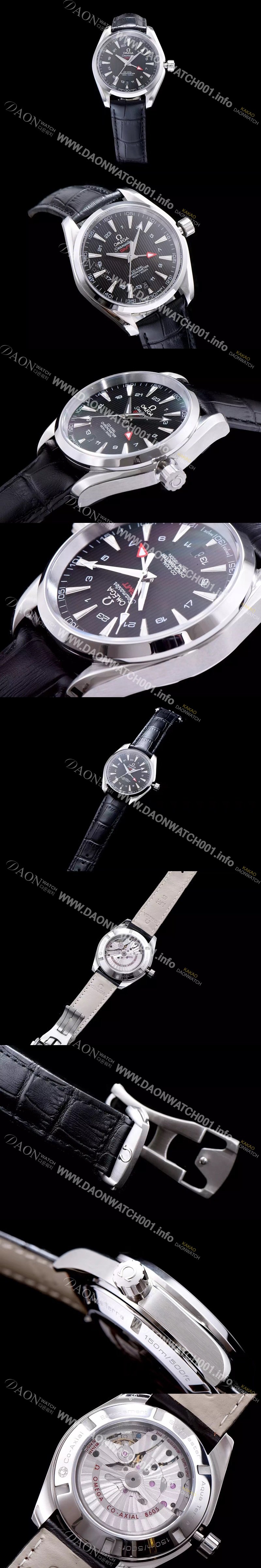 레플리카 [오메가] 남성용 시마스터 지엠티 블랙 다이얼 오토매틱 무브먼트 OMG0320