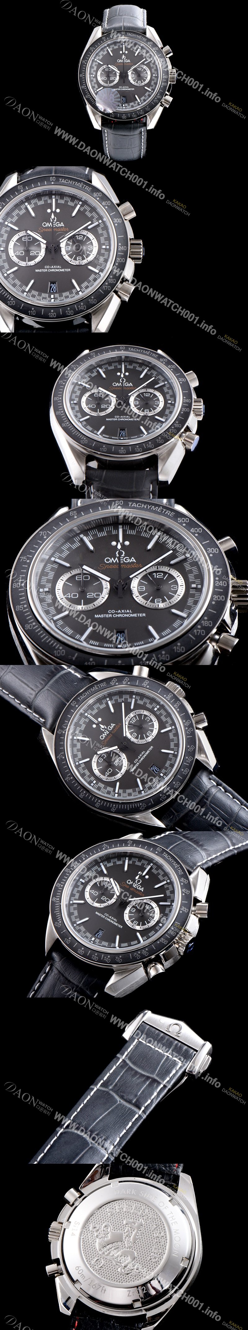 레플리카 [오메가] 남성용 스피드마스터 329.23.44.51.06.001 레이싱 코-액시얼 마스터 크로노미터 타키미터 크로노그래프 그레이 다이얼 일본 수입산 쿼츠 무브먼트 OMG00004