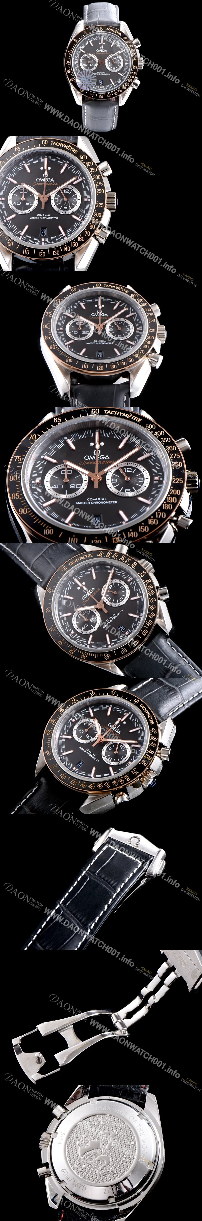 레플리카 [오메가] 남성용 스피드마스터 329.23.44.51.06.001 레이싱 코-액시얼 마스터 크로노미터 타키미터 크로노그래프 그레이 다이얼 일본 수입산 쿼츠 무브먼트 OMG0001
