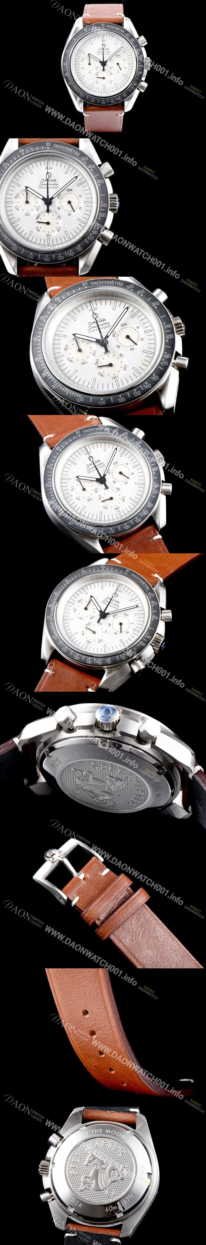 레플리카 오메가] 남성용 스피드마스터 311.32.42.30.01.001 문워치 기념 리미티드 에디션 스피디 튜즈데이 크로노그래프 화이트 다이얼 스위스 쿼츠 무브먼트 OMG0524