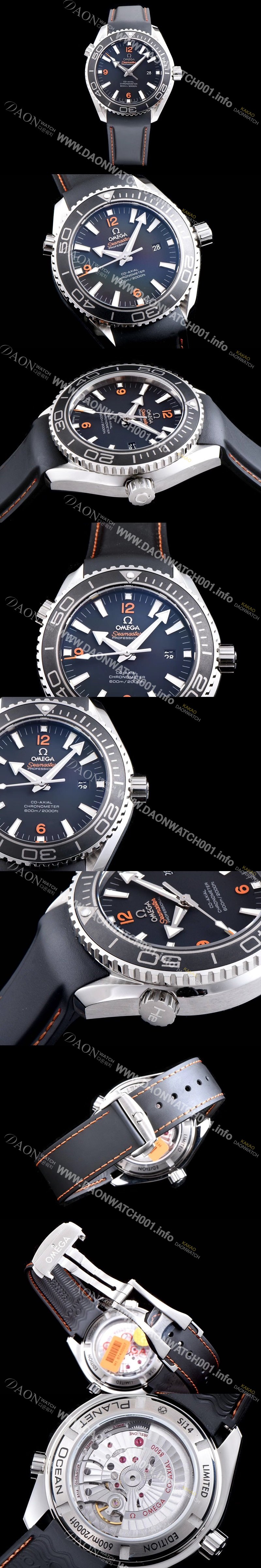 레플리카 [오메가] 남성용 신형 다이버 세라믹 배젤 업그레이드!! 시마스터 플래닛 오션 600M 232.32.46.21.01.005 코-액시얼 45.5MM 마스터 크로노미터 블랙 다이얼 오토매틱 무브먼트 OMG05045