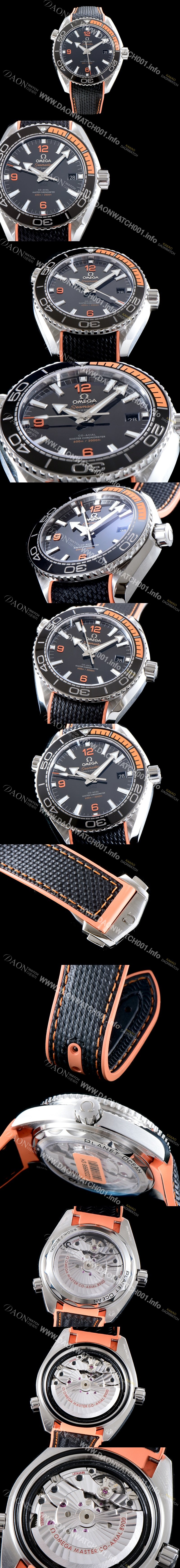 레플리카 [오메가] 남성용 최신버전!! 시마스터 215.32.44.21.01.001 플래닛 오션600M 코-액시얼 마스터 크로노미터43.5MM 블랙 다이얼 오토매틱 무브먼트 OMG05034