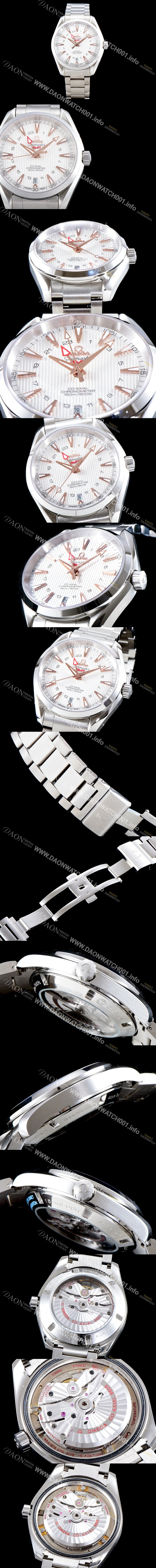 레플리카 [오메가] 남성용 뉴 스틸 업!!시마스터 아쿠아 테라 231.13.43.22.02.004