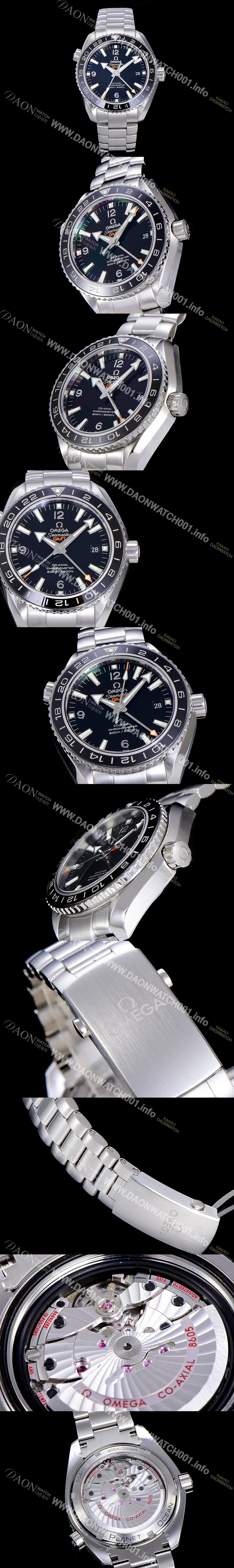 레플리카 [오메가] 남성용 시마스터 232.30.44.22.01.001 플래닛 오션 코엑시얼 지엠티 블랙다이얼 OMG08244
