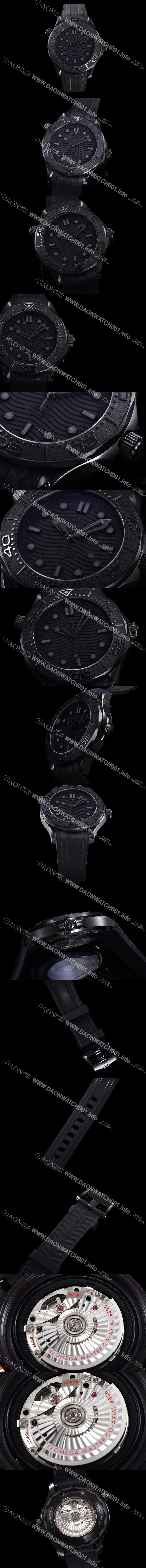 레플리카 [오메가] 남성용 1:1수제공정형 씨마스터 다이버 300M 210.92.44.20.01.003 코-액시얼 마스터 Cal.8806 크로노메터 43.5mm 세라믹 제질 블랙다이얼 OMG20174