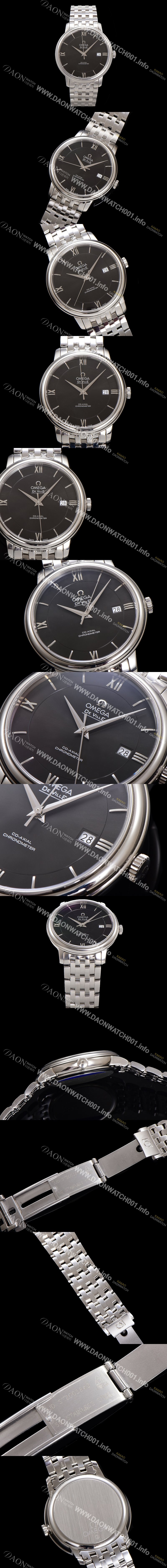 레플리카 [오메가] 남성용 드빌 프레스티지 424.10.40.20.01.001 오토매틱 Cal.8800타입 39.5mm 메탈줄 블랙 다이얼 omg20199