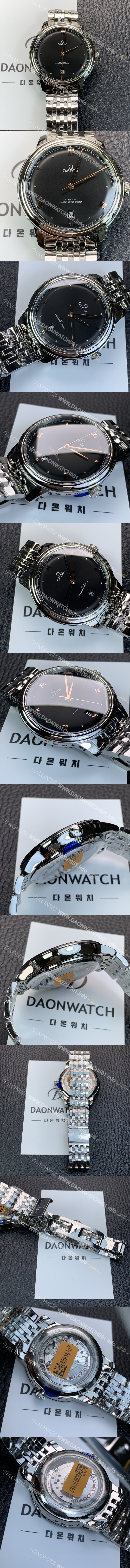 레플리카 [오메가] 남성용 드빌 프레스티지 434.10.40.20.01.001 오토매틱 Cal.8800타입 40mm 메탈줄 블랙 다이얼 omg20212