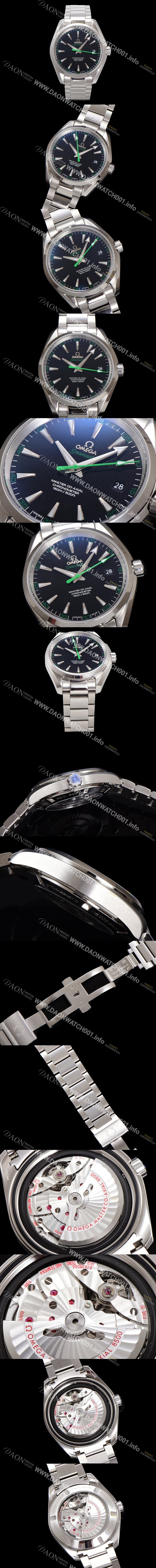 레플리카 [오메가] 남성용 씨마스터 231.10.42.21.01.004 아쿠아테라 150M 코-액시얼 골프 에디션 41.5mm 블랙 다이얼 오토매틱 무브먼트 omg20223