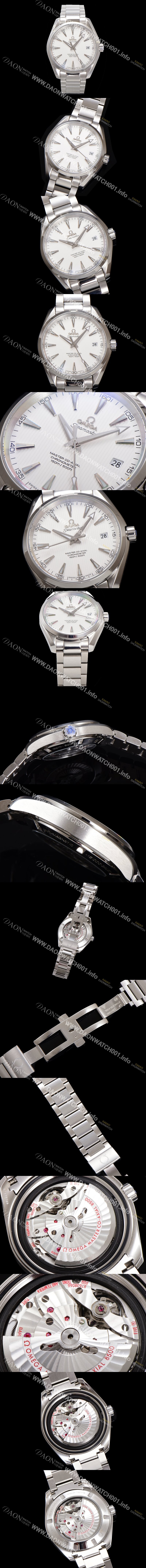 레플리카 [오메가] 남성용 씨마스터 231.10.42.21.02.003 아쿠아테라 마스터 150M 코-액시얼 41.5mm 실버 다이얼 오토매틱 무브먼트 omg20224