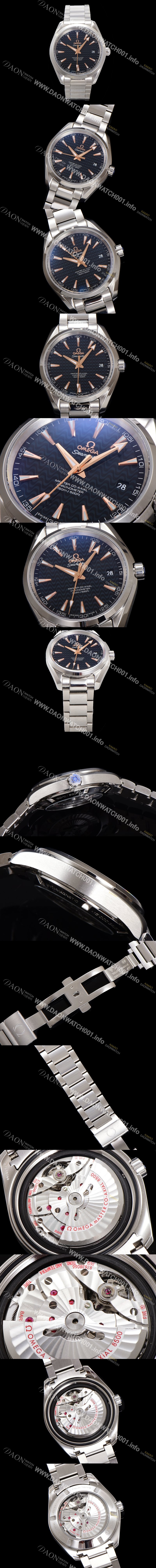 레플리카 [오메가] 남성용 씨마스터 231.10.42.21.01.006 아쿠아테라 150M 마스터 코-액시얼 41.5MM 크로노미터 블랙 다이얼 오토매틱 무브먼트 omg20231