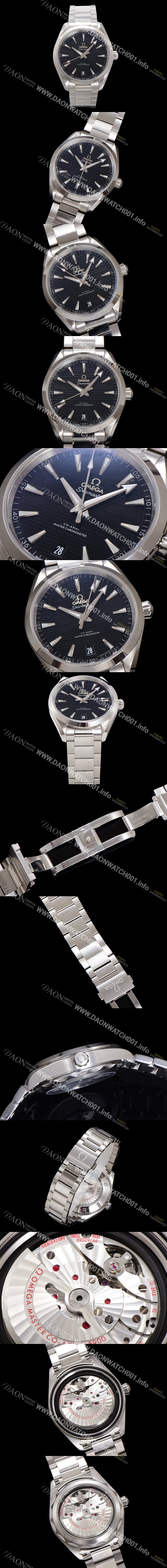 레플리카 [오메가] 남성용 씨마스터 220.10.41.21.01.001 아쿠아테라 코-액시얼 41mm 오토매틱 Cal.8900 타입 블랙 다이얼 omg20232