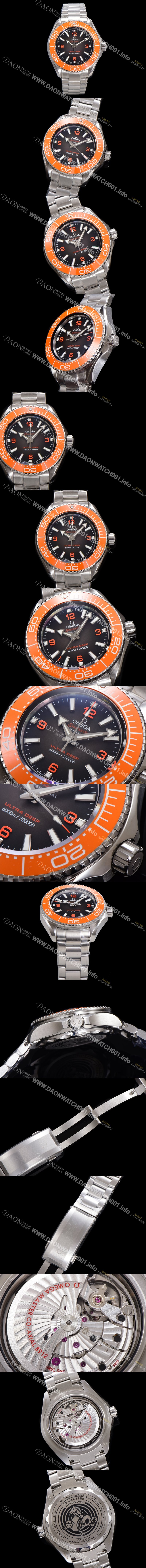 레플리카 [오메가] 남성용 씨마스터 신제품 215.30.46.21.06.001 플래닛 오션 울트라 딥 6000m 45.5mm 오토매틱 Cal.8912 타입 메탈줄 그레이 다이얼 omg20253