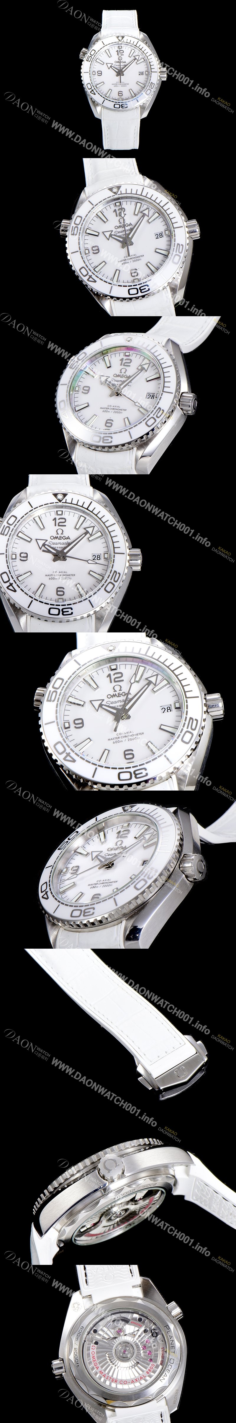 레플리카 [오메가] 남성용 씨마스터 215.30.40.20.04.001 플라넷 오션 600M Co-Axial Master 42미리 오토매틱 화이트다이얼 OMG98730