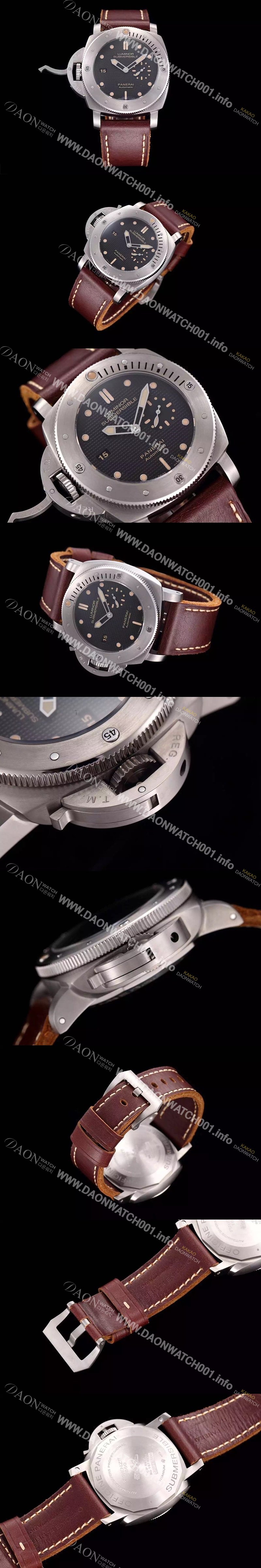 레플리카 [파네라이] 남성용 루미너 1950 서브미시블 PAM00569 블랙 다이얼 PAN0433