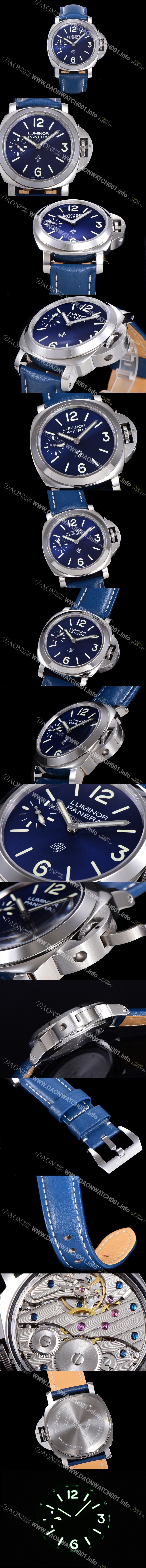 레플리카 [파네라이] 남성용 루미노르 스페셜 에디션 PAM01085  블루 마레로고 44mm 블루 다이얼 신형 PANERAI Cal. P.6000 Type 수제공정형 튜닝완료 무브먼트 PAN02171