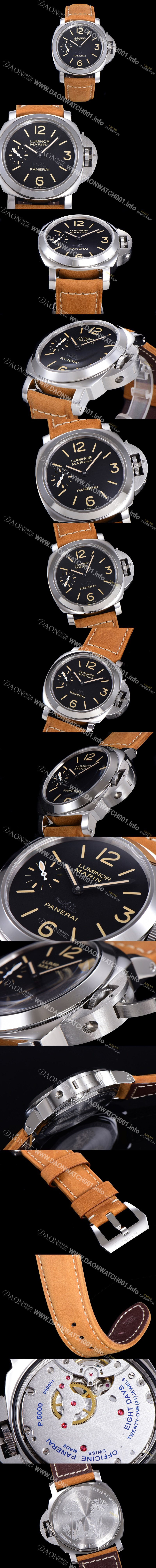 레플리카 [파네라이] 남성용 루미노르 마리나 파리 한정100개 PAM00414 블랙 다이얼 44mm 오토매틱 무브먼트 PAN02182