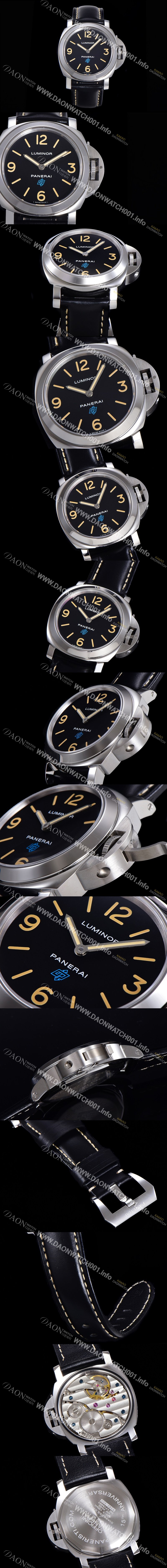 레플리카 [파네라이] 남성용 루미노르 스페셜 에디션 PAM00634 블랙 다이얼 44mm 수동형 무브먼트 PAN06836