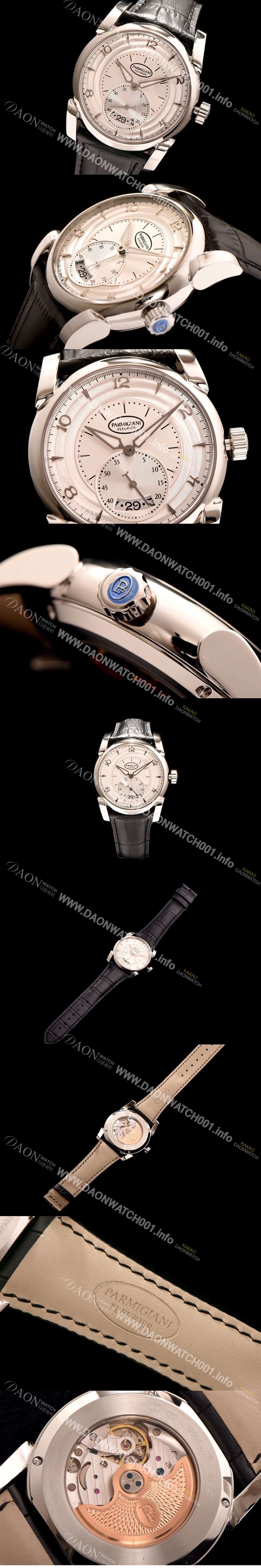 레플리카 [파르미지아니] 남성용 톤다 PF012503.01 실버 다이얼 실버 서브 다이얼 오토매틱 무브먼트 PAR4240