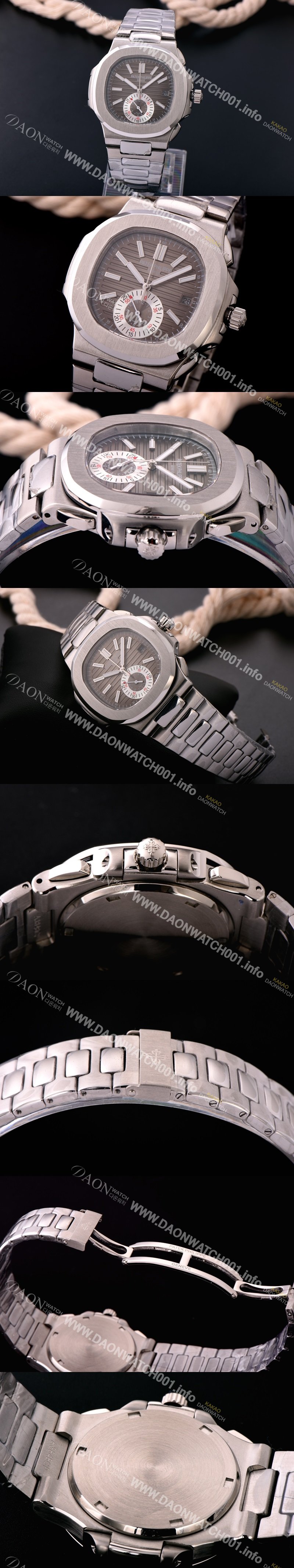 레플리카 파텍필립 노틸러스 스위스 쿼츠 브라운 다이얼 PAT0421