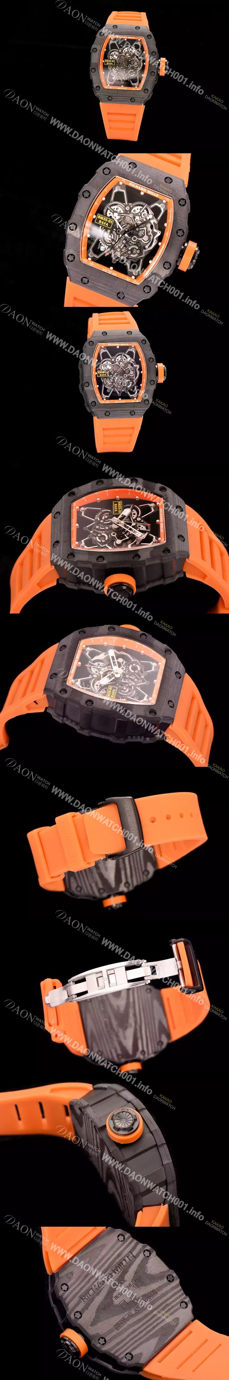 레플리카 [리차드밀레] 남성용 RM35-01 오토매틱 스컬렌톤즈 Rm35 시리즈 RIC4210