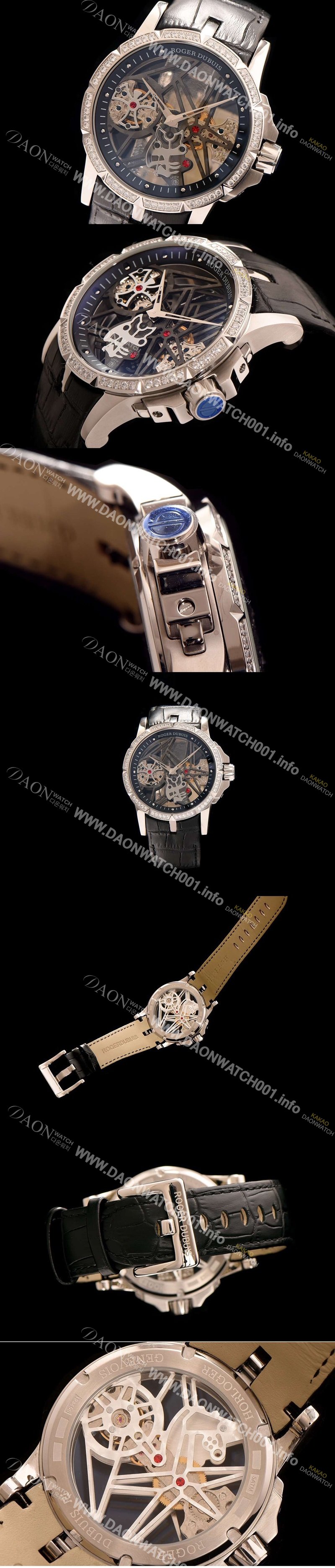 레플리카 [로저드뷔] 남성용 엑스칼리버 아시안 오토매틱 무브먼트 ROG4213