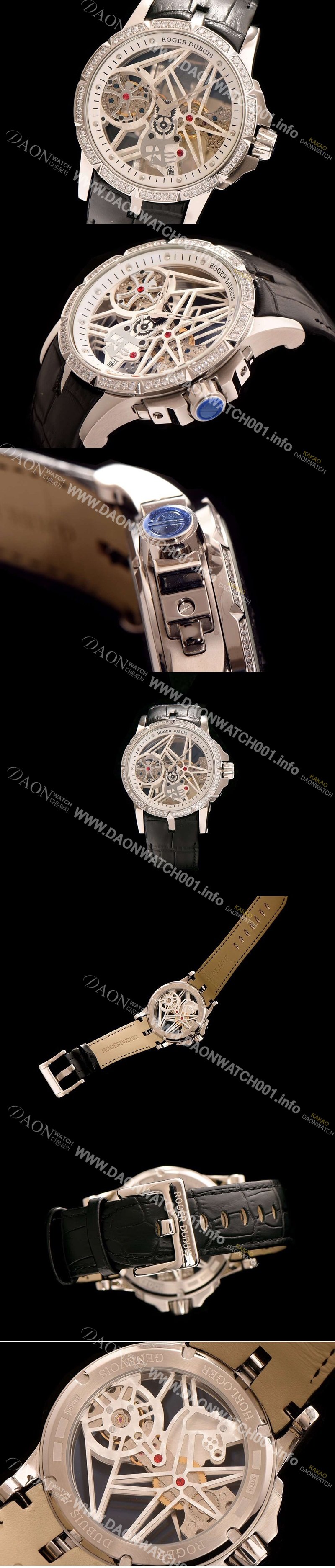 레플리카 [로저드뷔] 남성용 엑스칼리버 아시안 오토매틱 무브먼트 ROG4215