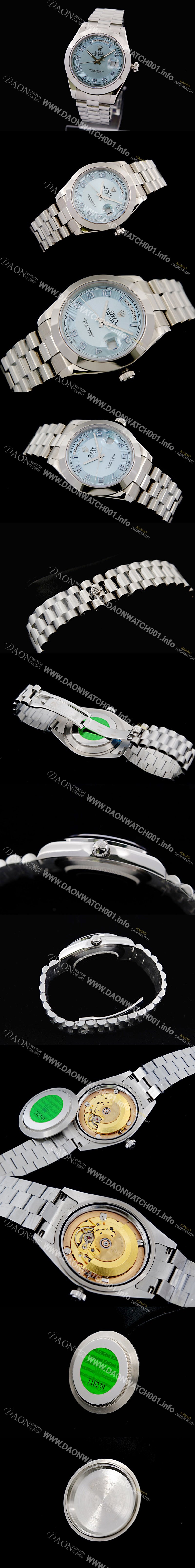 레플리카 [로렉스] 남성용 데이데이터 2 2836 무브먼트 블루 다이얼 41mm ROL4233