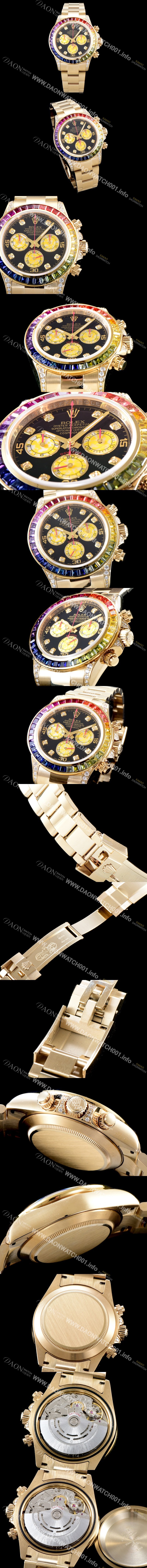 레플리카 [로렉스] 남성용 2018년 바젤월드 코스모그래프 데이토나 116598 RBOW
