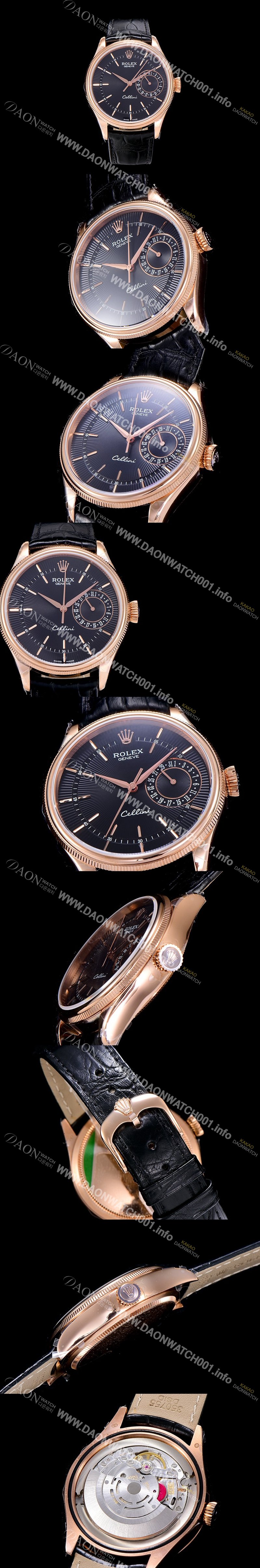 레플리카 [로렉스]남성용 셀리느 데이트 39mm 오토매틱 Cal.3165 화이트다이얼 ROL58205