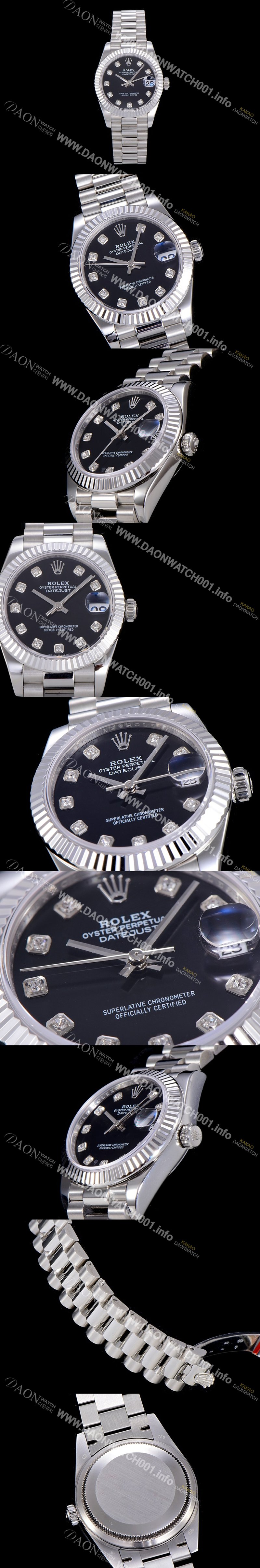 레플리카 [로렉스]여성용 레이디 데이져스트 31mm 오토매틱 그레이다이얼 ROL41842