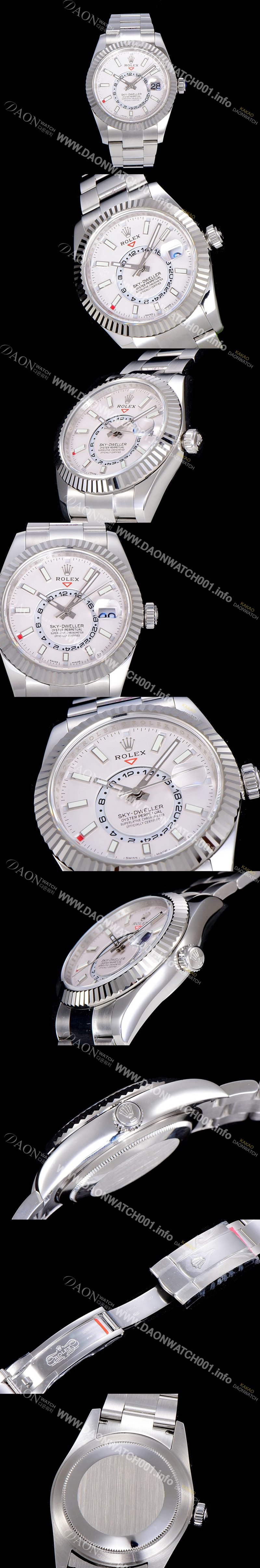 레플리카 [로렉스]남성용 스카이더웰러 오이스터퍼페츄얼 39미리 오토매틱 화이트다이얼 ROL78799