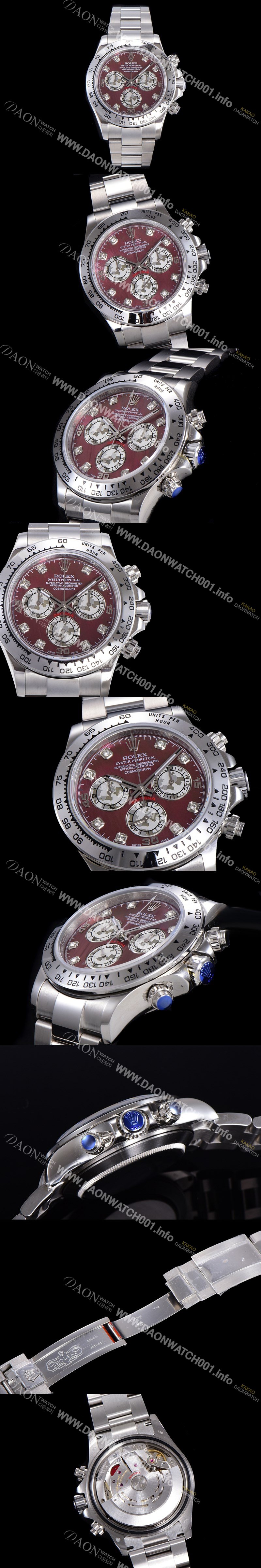 레플리카 [로렉스] 남성용 데이토나 코스모그래프 오토매틱 40미리 칼리버 4130 타입 메탈시계 래드다이얼 ROL79798