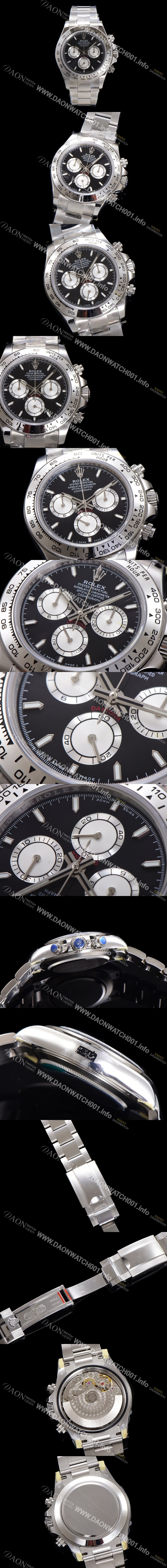 레플리카 [로렉스] 남성용 코스모그래프 데이토나 m126509-0001 40mm 크로노그래프 7750 오토매틱 무브먼트 블랙 다이얼 rol5342