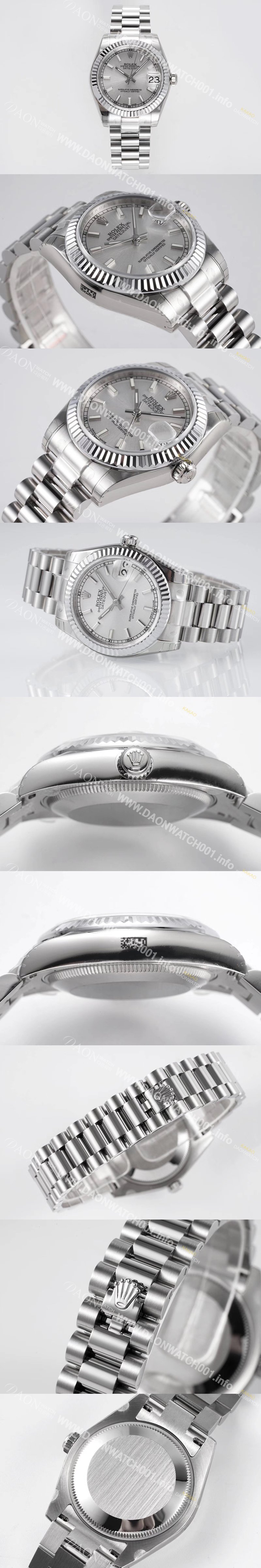 레플리카 [로렉스] 여성용 데이져스트 178274 플루티드 31mm 오이스터 오토매틱 2236타입 실버 다이얼 rol5440