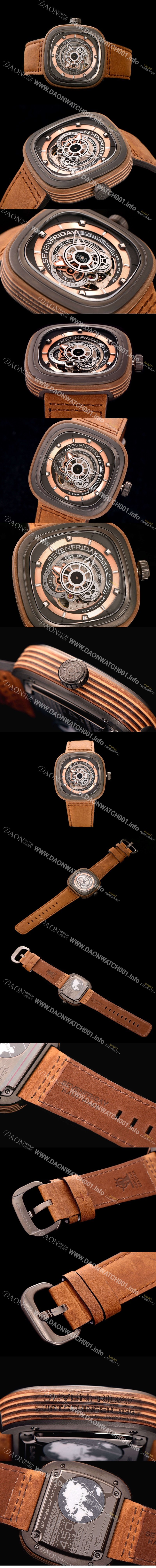 레플리카 [세븐프라이데이] 남성용 아시안 9105 오토매틱 무브먼트 SEV0001