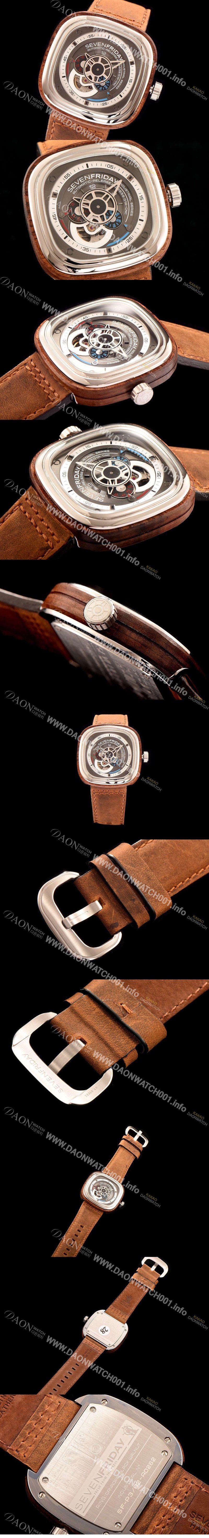 레플리카 [세븐프라이데이] 남성용 1:1 베스트 에디션 그레이 다이얼 오토매틱 무브먼트 SEV4241