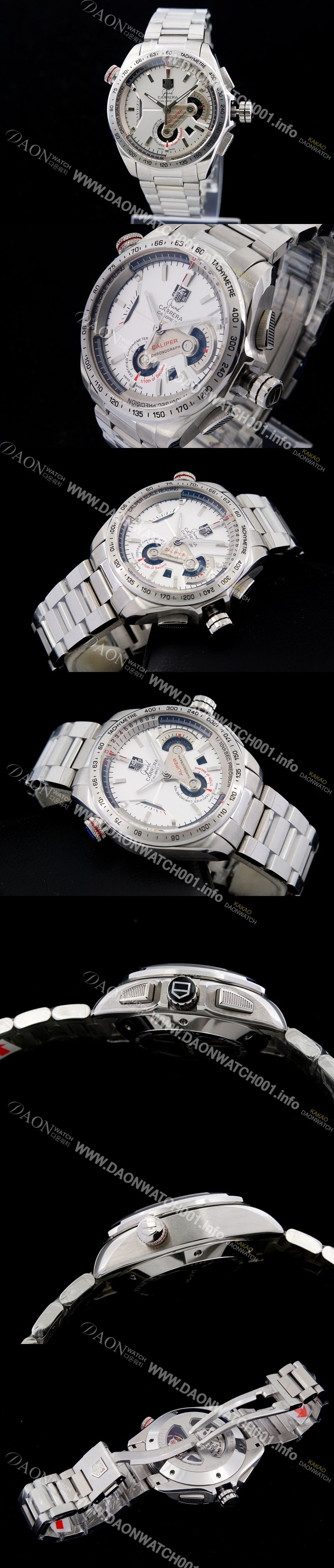 레플리카 [태그호이어] 남성용 그랜드 까레라 칼리버 RS2 칼리버 크로노그래프 TAG4240